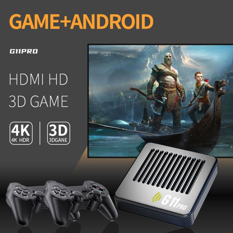 G11 PRO Game Machine TV Box Dual System HDMI HD 4K Retro Arcade, Style: 64G+Charging Handle - Pocket Console by PMC Jewellery | Online Shopping South Africa | PMC Jewellery | Buy Now Pay Later Mobicred