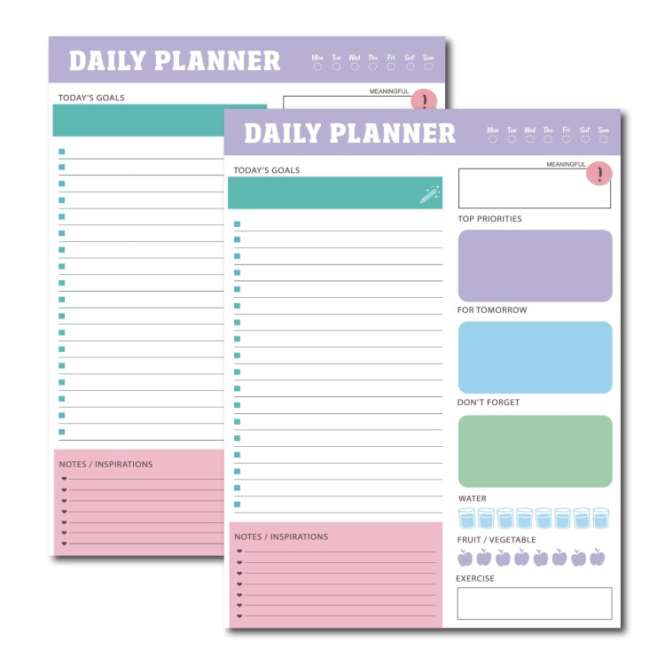 60pages /Book Weekly Planning Note Pad Schedule Time Management Planning Notebook(Jh002) - Notebooks by PMC TechLife | Online Shopping South Africa | PMC TechLife