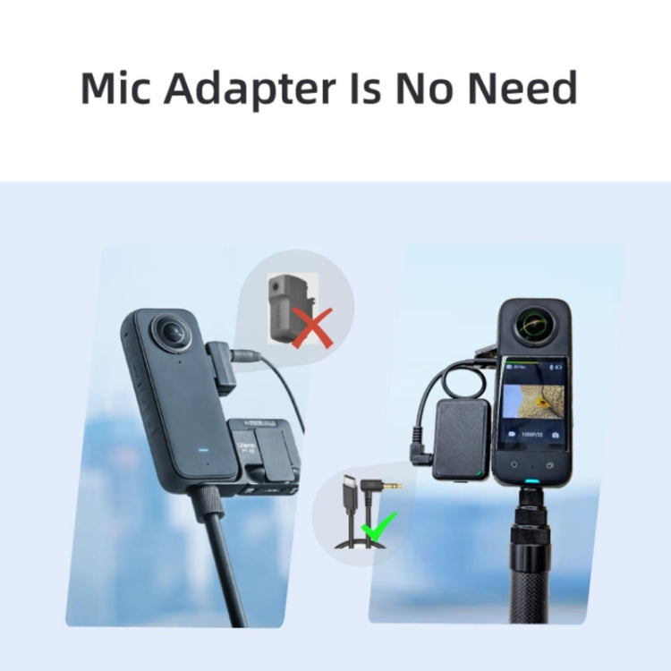 For  Insta360 X3 / ONE X2 2.4G Wireless Lavalie Microphone System, Spec: 1 Drag 1 - Others by PMC Jewellery | Online Shopping South Africa | PMC Jewellery | Buy Now Pay Later Mobicred
