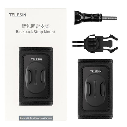 TELESIN Backpack Shoulder Strap Bracket Mount for GoPro Hero / Insta360 /  SJCAM / DJI Action Accessories, Spec: Set B - Backpack Clip by TELESIN | Online Shopping South Africa | PMC Jewellery | Buy Now Pay Later Mobicred