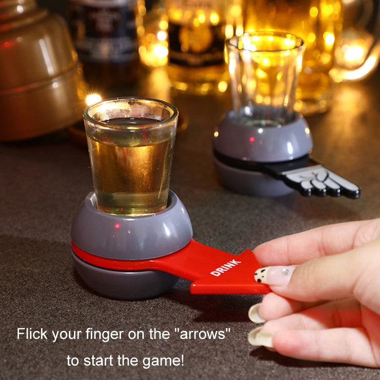 Arrow Turntable Drinkware Penalty Drinkware Pointer Spinner Drinking Order Supplies, Style: Arrow Black - Gambling by PMC Jewellery | Online Shopping South Africa | PMC Jewellery