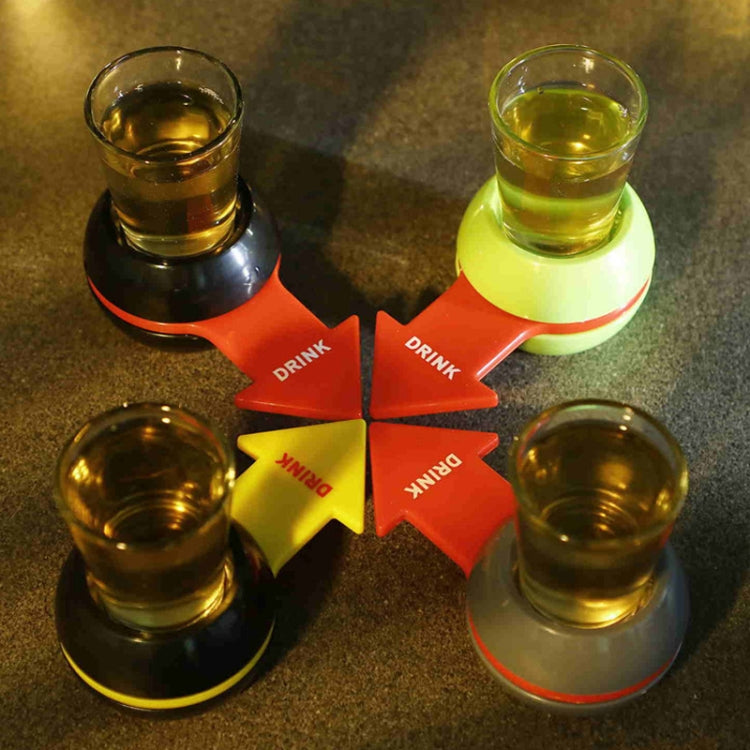 Arrow Turntable Drinkware Penalty Drinkware Pointer Spinner Drinking Order Supplies, Style: Arrow Black - Gambling by PMC Jewellery | Online Shopping South Africa | PMC Jewellery