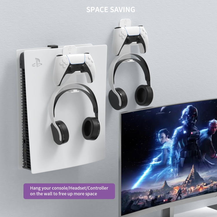 JYS-P5149 For PS5 Wall Bracket Storage Hook Suit Game Console Storage Bracket - Holder by JYS | Online Shopping South Africa | PMC Jewellery | Buy Now Pay Later Mobicred