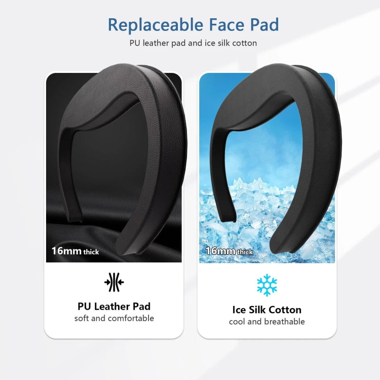 AMVR Q3FC1 For Meta Quest3 Mask Ice Silk Breathable Leather Material(Mask+1 Ice Silk) - free shipping - PMC TechLife - Order now!