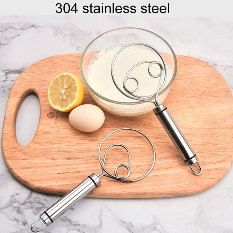 Stainless Steel Flour Mixer Flour And Egg Beaters Noodle Making Tools, Specification: Double Circle - Gadgets by PMC Jewellery | Online Shopping South Africa | PMC Jewellery | Buy Now Pay Later Mobicred