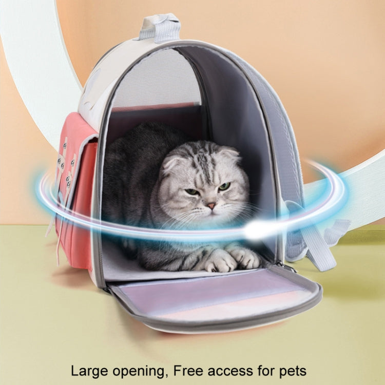 Outdoor Cat Backpack Large Capacity Breathable Pet Bag(Model 7 Yellow) - Pet Bags by PMC TechLife | Online Shopping South Africa | PMC TechLife | Buy Now Pay Later Mobicred