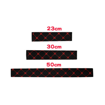 50cm Crown Carbon Fiber Car Leather Seat Belt Cover Shoulder Pads For Trucks - Seat Belts & Padding by PMC Jewellery | Online Shopping South Africa | PMC Jewellery | Buy Now Pay Later Mobicred