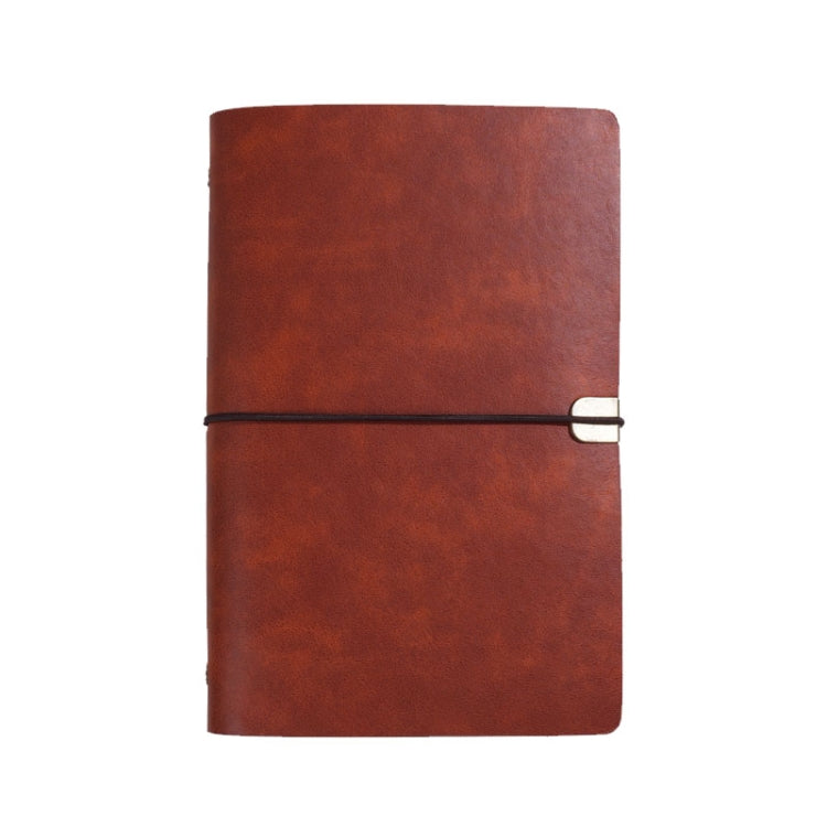 A6 Business Office Loose Leaf Notes Student Conference Diary Recording Notebooks(Red Brown) - Notebooks by PMC Jewellery | Online Shopping South Africa | PMC Jewellery