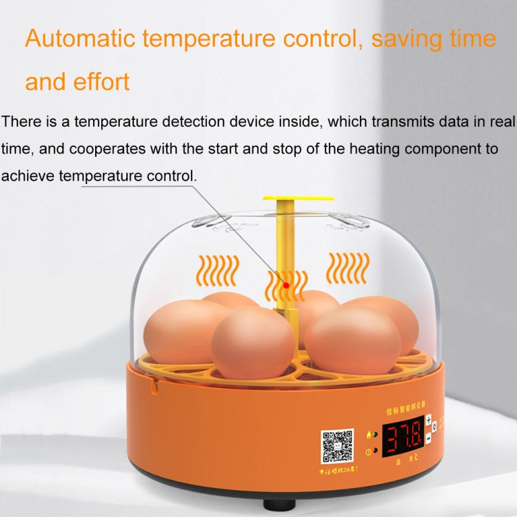 6-Eggs Small Household Experimental Children Smart Chicken Incubators, Spec: Dual-electric Automatic AU Plug - Incubators by PMC Jewellery | Online Shopping South Africa | PMC Jewellery