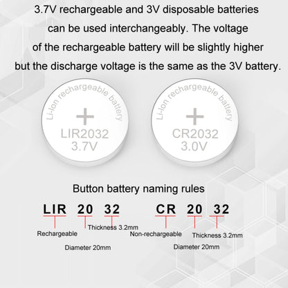 4.2V LIR2032/2450 Button Battery Universal Charger(White With Cable) - Charger & Converter by PMC Jewellery | Online Shopping South Africa | PMC Jewellery