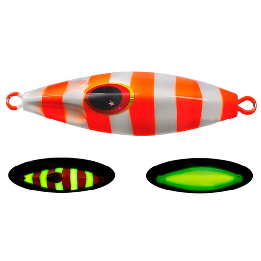 PROBEROS LF124 Deep Sea Iron Plate Lead Fish Fishing Lure Slow Sinking Rocking Luminous Boat Fishing Bait, Size: 40g(Color A) - Fishing Lures by PROBEROS | Online Shopping South Africa | PMC Jewellery | Buy Now Pay Later Mobicred