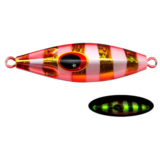 PROBEROS LF124 Deep Sea Iron Plate Lead Fish Fishing Lure Slow Sinking Rocking Luminous Boat Fishing Bait, Size: 40g(Color C) - Fishing Lures by PROBEROS | Online Shopping South Africa | PMC Jewellery | Buy Now Pay Later Mobicred