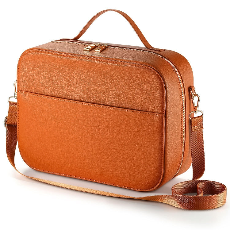 For Apple Vision Pro Headset Multifunctional Storage Bag Carrying Case(Brown) - VR Accessories by PMC TechLife | Online Shopping South Africa | PMC TechLife | Buy Now Pay Later Mobicred
