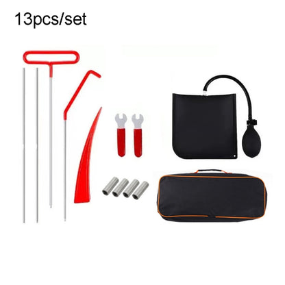 Car Air Bag Wedge Pump Audio Disassembly Repair Kit(13pcs/set Red) - Hand Tool Sets by PMC Jewellery | Online Shopping South Africa | PMC Jewellery | Buy Now Pay Later Mobicred