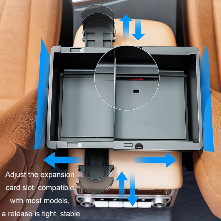 Car Seat Armrest Storage Box Adjustable Tissue Box(Black) - Stowing Tidying by PMC TechLife | Online Shopping South Africa | PMC TechLife | Buy Now Pay Later Mobicred
