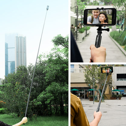 aMagisn 70cm Invisible Straight Pull Selfie Stick Sports Camera Accessories, Specification: Rod+1/4 Turn 3 Jaw+Screw - Extendable Pole by aMagisn | Online Shopping South Africa | PMC Jewellery | Buy Now Pay Later Mobicred