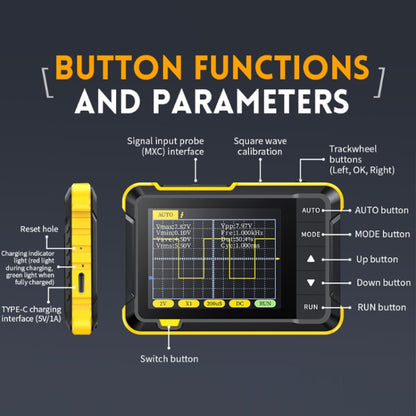 FNIRSI Handheld Small Digital Oscilloscope For Maintenance, Specification: Upgrade - Digital Multimeter by FNIRSI | Online Shopping South Africa | PMC Jewellery