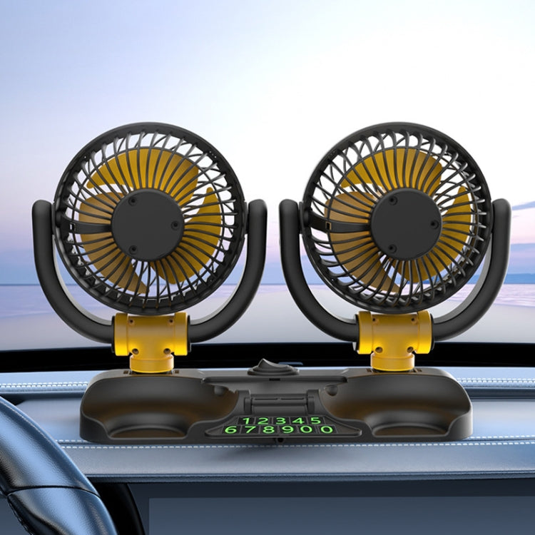 SUITU Car Foldable Cooling Fan Automobile Summer Temperature Reduction Fan, Model: Single 12V Cigarette Lighter Energized - Heating & Fans by SUITU | Online Shopping South Africa | PMC Jewellery | Buy Now Pay Later Mobicred