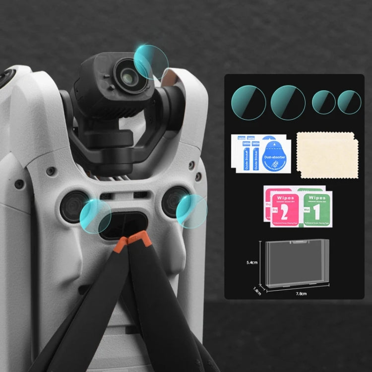 For DJI Mini 4 Pro Sensor / Lens Tempered Film Anti-scratch Protector, Spec: 2 Sets - Other by PMC TechLife | Online Shopping South Africa | PMC TechLife | Buy Now Pay Later Mobicred