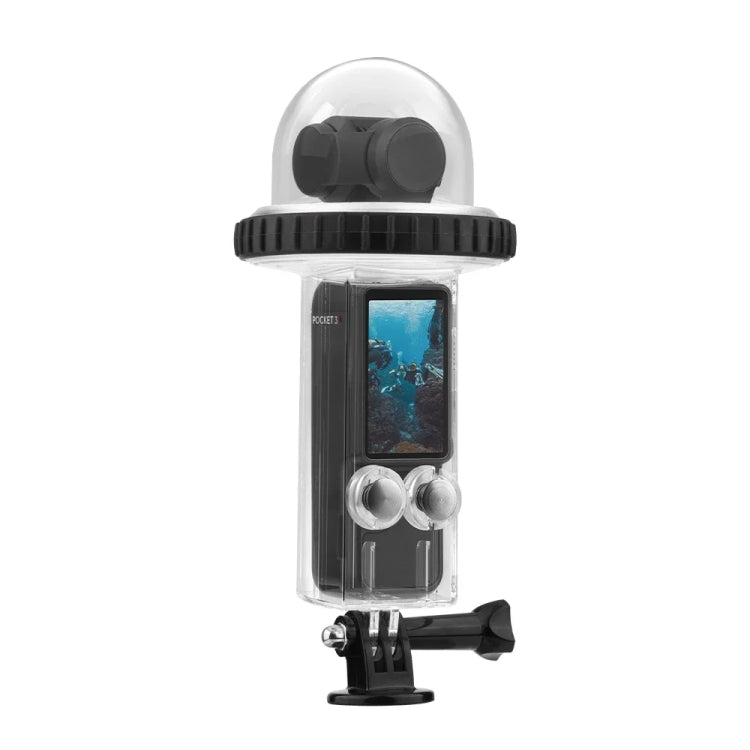 For DJI Osmo Pocket 3 BRDRC 40m Depth Waterproof Case Diving Housing Cover(Transparent Handle) - Case & Bags by BRDRC | Online Shopping South Africa | PMC Jewellery | Buy Now Pay Later Mobicred