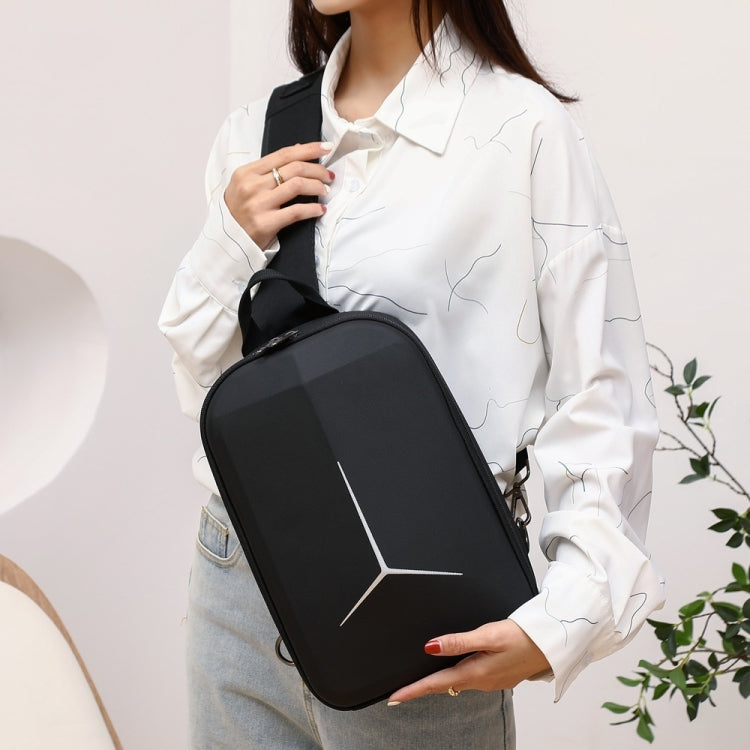 For DJI Mini 4 Pro Drone Chest Bag Backpack Crossbody Bag Storage Box(Black) - Carry Cases & Bags by PMC TechLife | Online Shopping South Africa | PMC TechLife | Buy Now Pay Later Mobicred