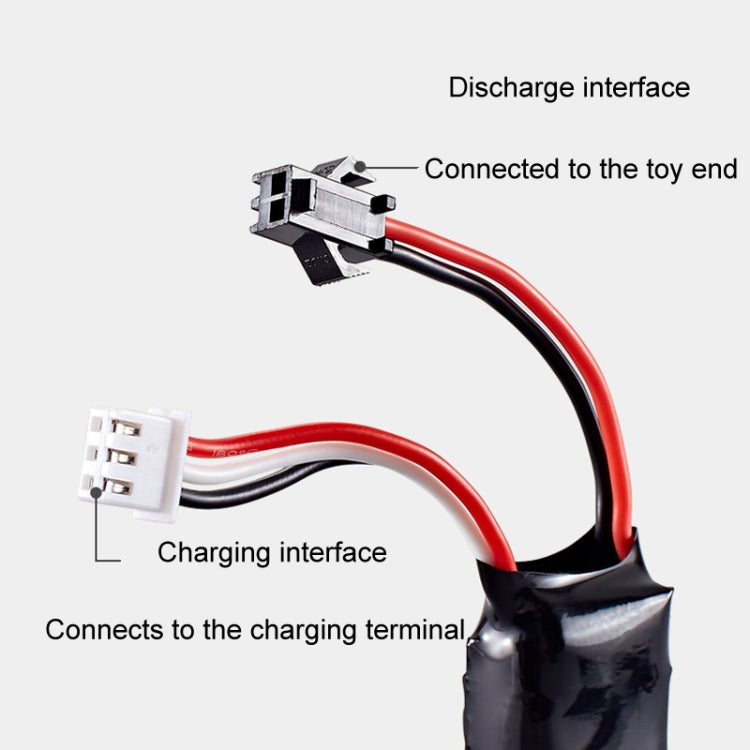 BMAX 11.1V High Rate 30C Discharge Water Marble Rifle Rechargeable Li-Ion Battery, Plug: SM - Li-ion Batteries by PMC Jewellery | Online Shopping South Africa | PMC Jewellery | Buy Now Pay Later Mobicred