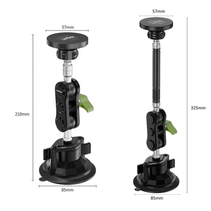 Lanparte Magnetic Car Phone Holder Adjustable Suction Cup Navigation Stand RBA-M01NL - Car Holders by Lanparte | Online Shopping South Africa | PMC Jewellery | Buy Now Pay Later Mobicred