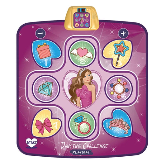 Children Music Dance Mat Electronic Music Dancing Game Pad Music Box Toys(Pink Purple) - Music Toys by PMC Jewellery | Online Shopping South Africa | PMC Jewellery