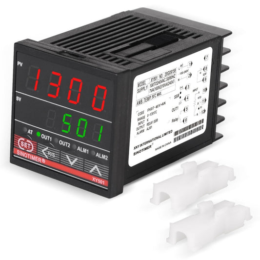 SINOTIMER XY501 Short Shell Intelligent PID Temperature Control Instrument Heating Refrigeration Relay SSR Solid State Output - Thermostat & Thermometer by SINOTIMER | Online Shopping South Africa | PMC Jewellery