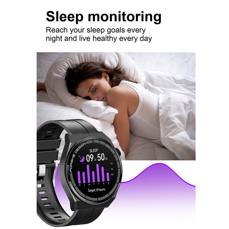 GT3Pro 1.28-Inch Health Monitoring Bluetooth Call Smart Watch With NFC, Color: Silver Steel - Smart Watches by PMC Jewellery | Online Shopping South Africa | PMC Jewellery