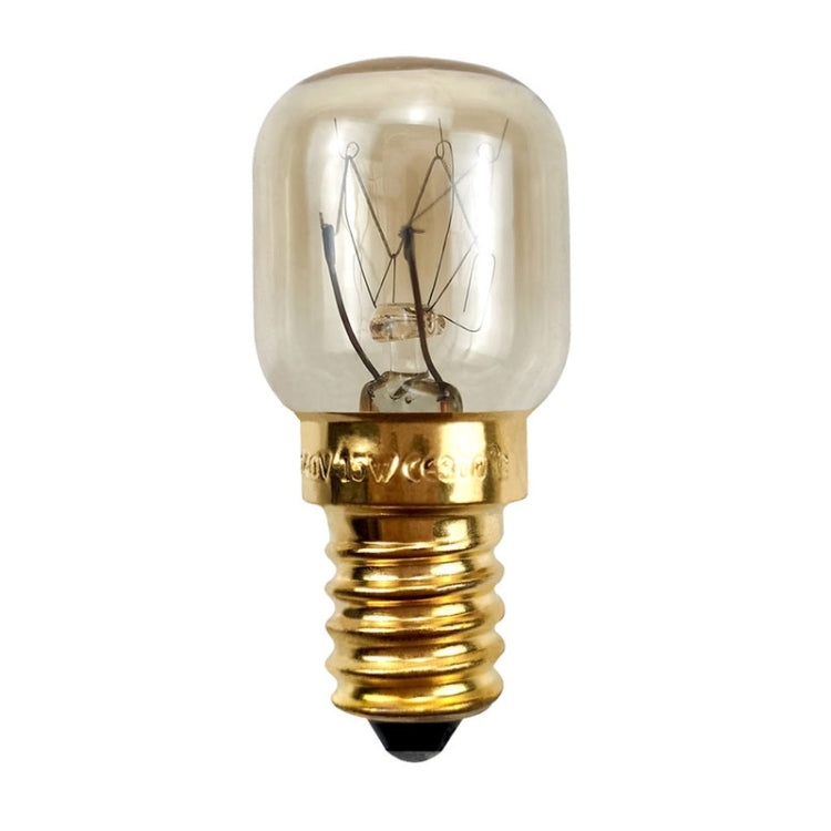 E14 Salt Crystal Lamps High Temperature Resistant Oven Light Bulb, Power: 15W Brass Lamp Head(2700K Warm White) - LED Blubs & Tubes by PMC Jewellery | Online Shopping South Africa | PMC Jewellery