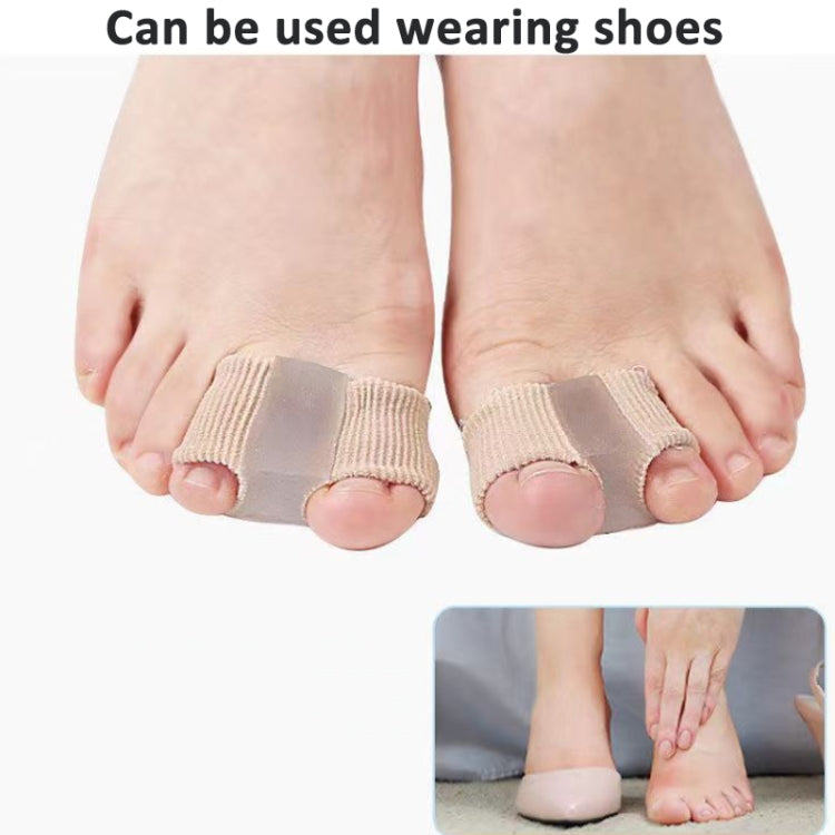 Double-hole Toe Separator Thumb Valgus Orthosis, Size: L - Corrector by PMC Jewellery | Online Shopping South Africa | PMC Jewellery