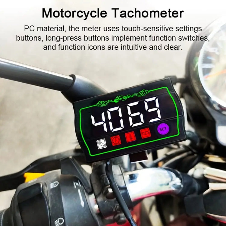 5 in 1 Water Temperature Tachometer Morfayer Locomotive Intelligent Multi-function Tachometer - Electrical Instruments by Morfayer | Online Shopping South Africa | PMC Jewellery | Buy Now Pay Later Mobicred