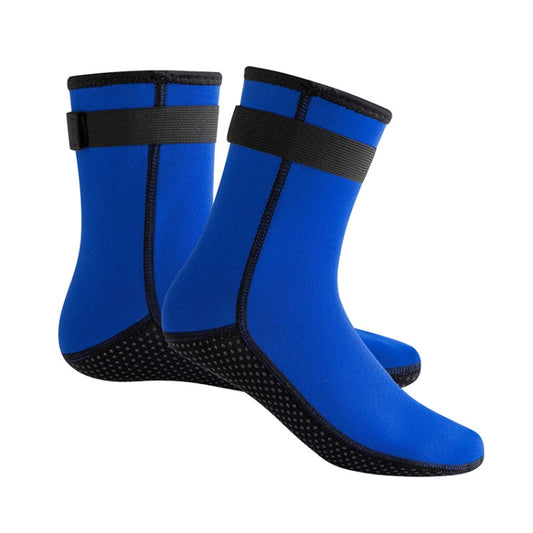 3mm Waterproof Long Beach Diving Socks Warm Non-slip Snorkeling Socks, Size: XS(Blue) - Swimming Fins & Diving Shoes by PMC Jewellery | Online Shopping South Africa | PMC Jewellery | Buy Now Pay Later Mobicred