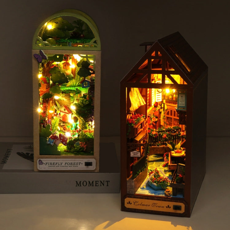 DIY Assembled LED 3D House Model Bookends Kid Toys Glowing Birthday Gift, Color: TC16 Youran Years - Puzzle Toys by PMC Jewellery | Online Shopping South Africa | PMC Jewellery | Buy Now Pay Later Mobicred