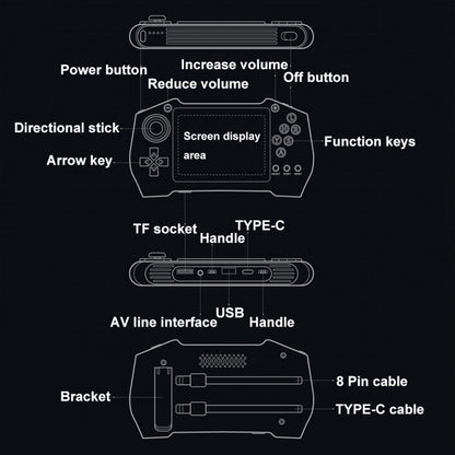 DY14 3.5-Inch Color Screen Retro Handheld Game Console With Power Bank Function, Model: Black Single - Pocket Console by PMC Jewellery | Online Shopping South Africa | PMC Jewellery | Buy Now Pay Later Mobicred