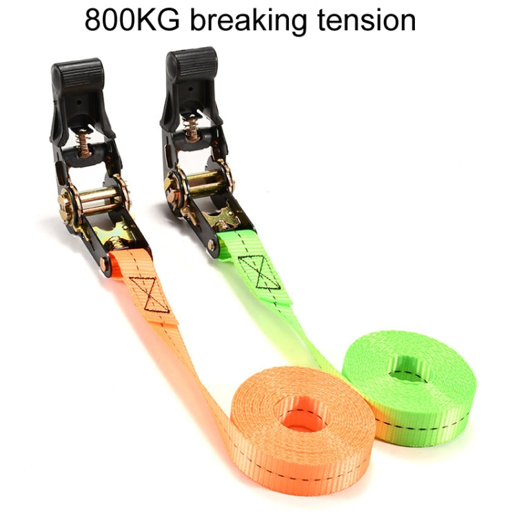 Motorcycle Ratchet Tensioner Cargo Bundling And Luggage Fixing Straps, Specification: Fluorescent Green 1.5m - Towing Bars by PMC Jewellery | Online Shopping South Africa | PMC Jewellery | Buy Now Pay Later Mobicred