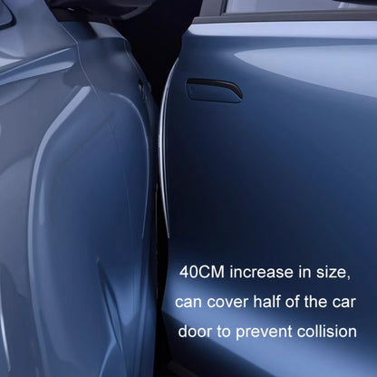 HAOCAI 40cm Car Door Anti-collision Strip Door Edge Bumper Protector, Color: 8pcs Transparent - Anti Collision Sticker by HAOCAI | Online Shopping South Africa | PMC Jewellery | Buy Now Pay Later Mobicred