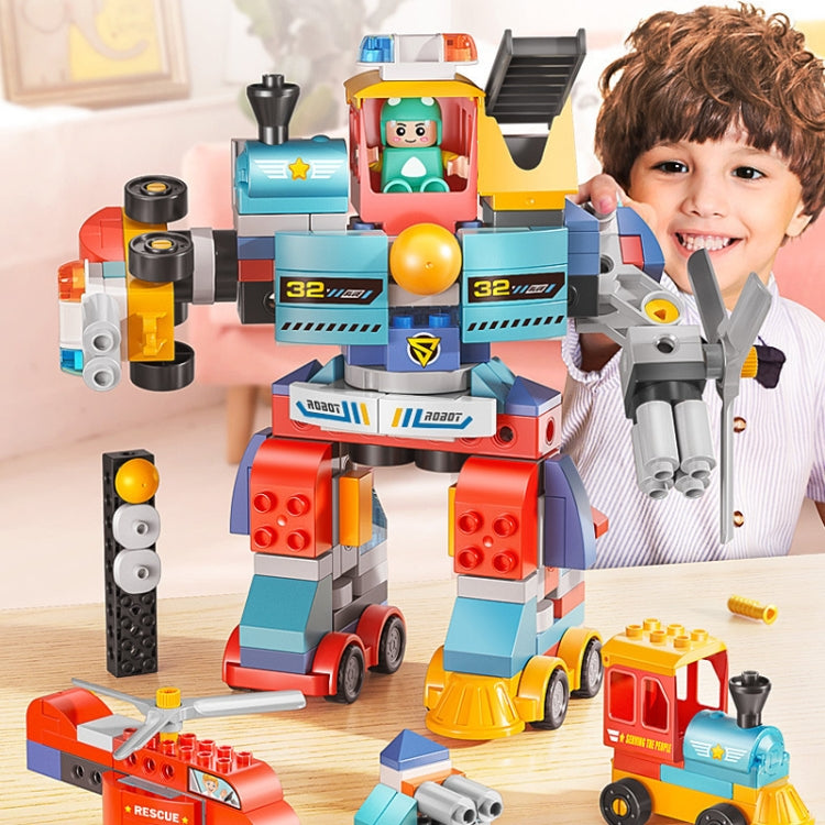 172pcs /Box Variable Robot Car Building Block Toys Children Educational Assembling Toys - Building Blocks by PMC Jewellery | Online Shopping South Africa | PMC Jewellery | Buy Now Pay Later Mobicred