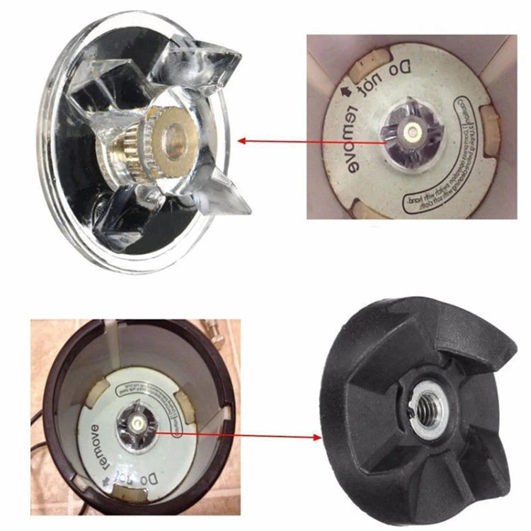 For Magic Bullet 250W Blender Juicer 2pcs Base Gear Blade Gear Replacement Part, Spec: Black Wheel - Kitchen Machine Accessories & Parts by PMC TechLife | Online Shopping South Africa | PMC TechLife | Buy Now Pay Later Mobicred