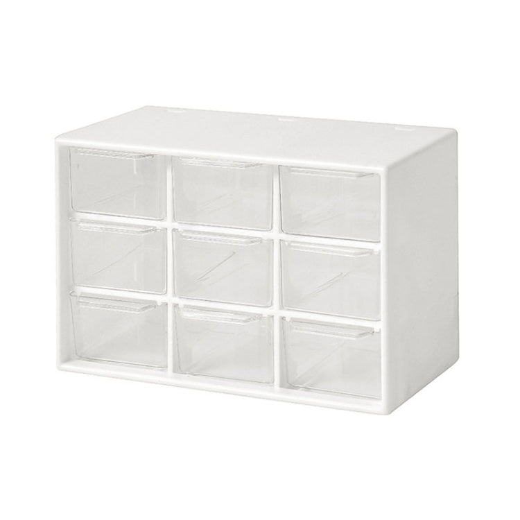 Transparent Desktop Small Objects Compartment Drawer Organizer Hair Accessories Storage Case, Color: 9 Grids White - free shipping - PMc TechLife - Order now!