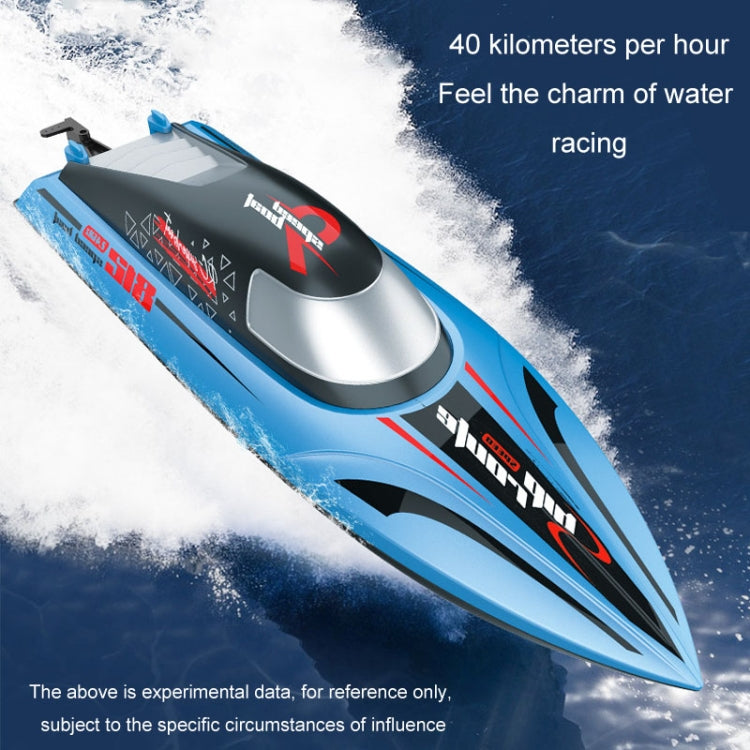 812 High-Speed RC Boat Large Horsepower Speedboat Long Endurance Waterproof Boys Water Toy Dual Batteries(Blue) - RC Boats by PMC Jewellery | Online Shopping South Africa | PMC Jewellery | Buy Now Pay Later Mobicred