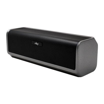 NBY 6690 TWS Couplet FM Multifunctional Desktop Plug-in Card Bluetooth Speaker(Grey) - Desktop Speaker by NBY | Online Shopping South Africa | PMC Jewellery | Buy Now Pay Later Mobicred