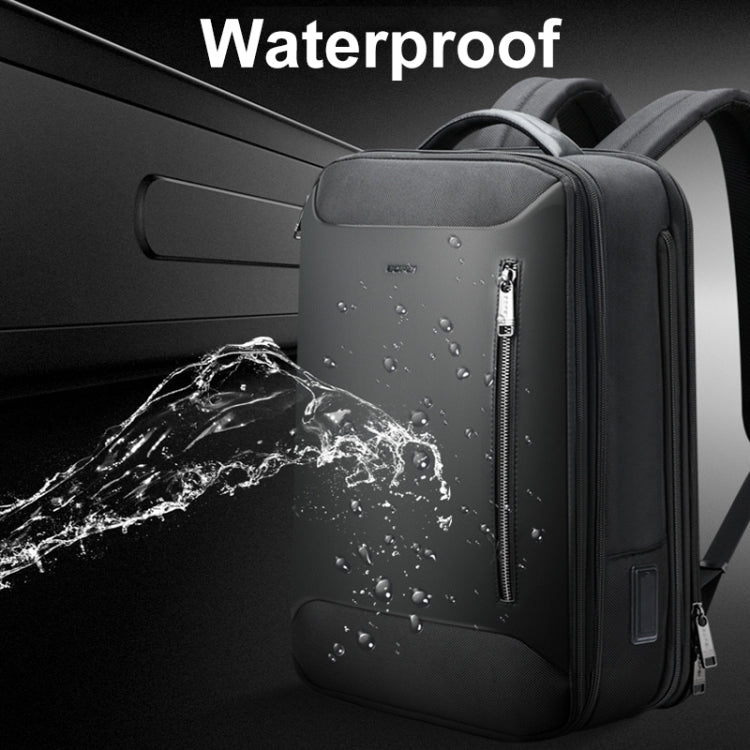 Bopai 61-19011 Large Capacity Waterproof Travel Laptop Backpack With USB+Type-C Port(Black) - Backpack by Bopai | Online Shopping South Africa | PMC Jewellery | Buy Now Pay Later Mobicred