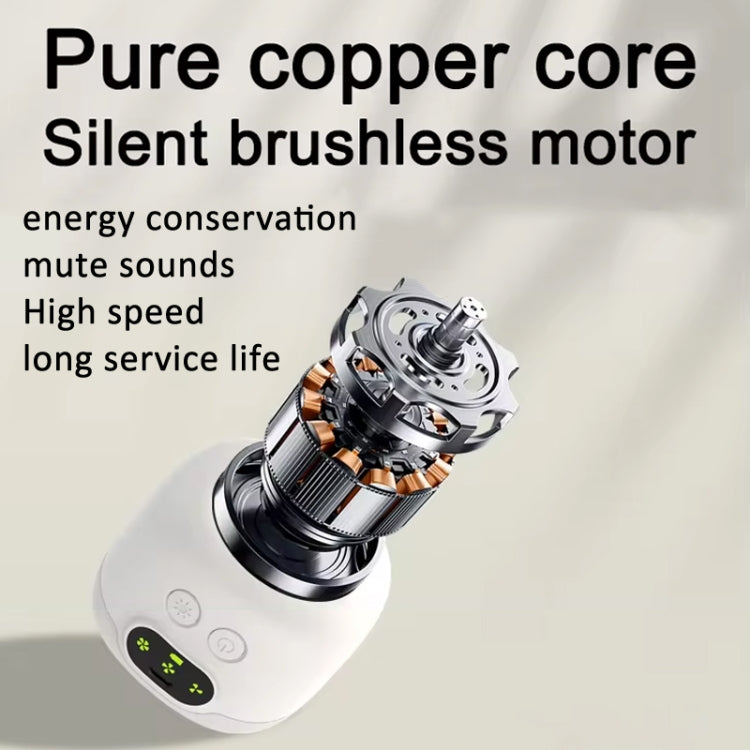 Mini Ceiling Fan Portable Camping Fan With Light &  Remote Built In 8000mAh Battery(White) - Electric Fans by PMC TechLife | Online Shopping South Africa | PMC TechLife | Buy Now Pay Later Mobicred