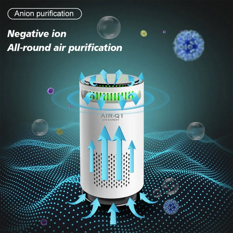 Car Negative Ion Air Purifier Odor Removal Aromatherapy(Black) - Air Freshener by PMC TechLife | Online Shopping South Africa | PMC TechLife | Buy Now Pay Later Mobicred