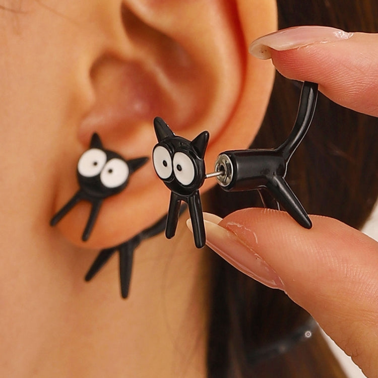 1pair Cute Cats Simple Ear Studs Ladies Detachable Earrings, Style: Model 4 - Stud Earrings & Earrings by PMC Jewellery | Online Shopping South Africa | PMC Jewellery | Buy Now Pay Later Mobicred