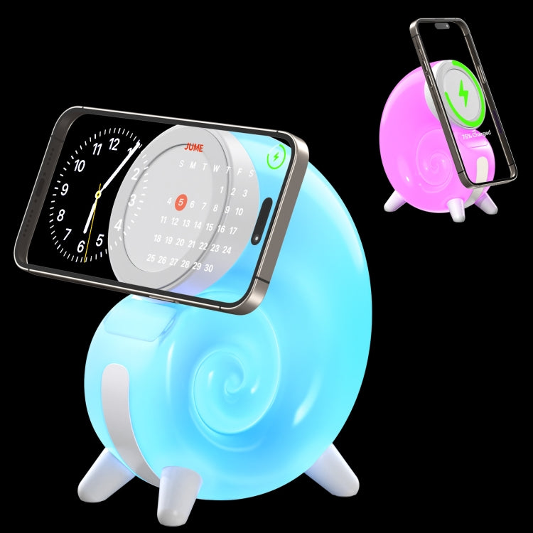 Conch RGB Touch Night Light Magsafe Magnetic Wireless Charger(Colorful) - free shipping - PMC Jewellery - Order now!
