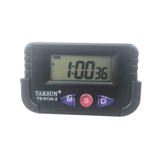 TAKSUN TS-613A-2 LED Display Electronic Car Clock Double-sided Glue Car Clock - Clocks & Car Meters by TAKSUN | Online Shopping South Africa | PMC Jewellery | Buy Now Pay Later Mobicred