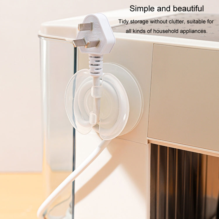 Multi-functional Data Cable Organizer Hole-free Plug Fixer Small Objects Hanger(Transparent) - Cable Organizer by PMC Jewellery | Online Shopping South Africa | PMC Jewellery | Buy Now Pay Later Mobicred